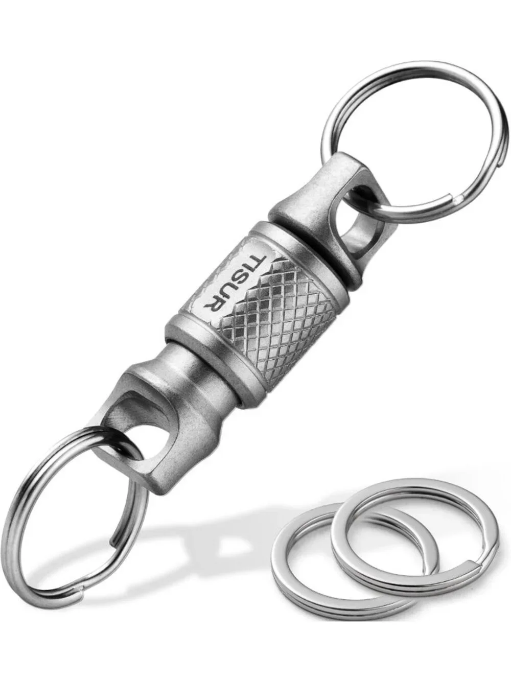 Detachable Titanium Quick Release Keychain - Lightweight, Durable Key Ring